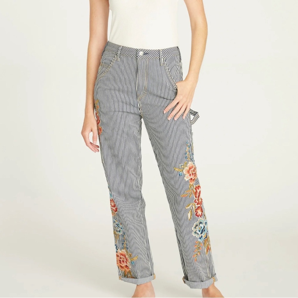 DRIFTWOOD Pinstripe Carpenter Pant - Maui | Size 26